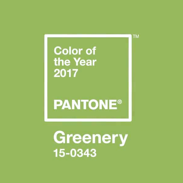 pantone color year 2017 greenery